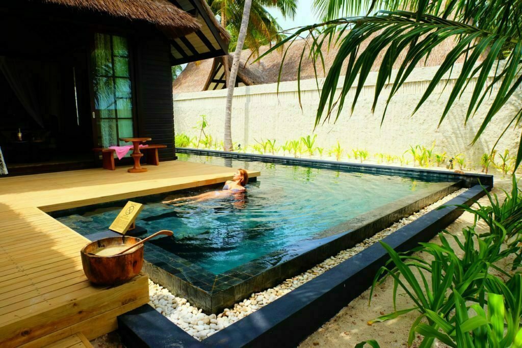 Private pool villa Maldives