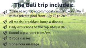 Bali trip