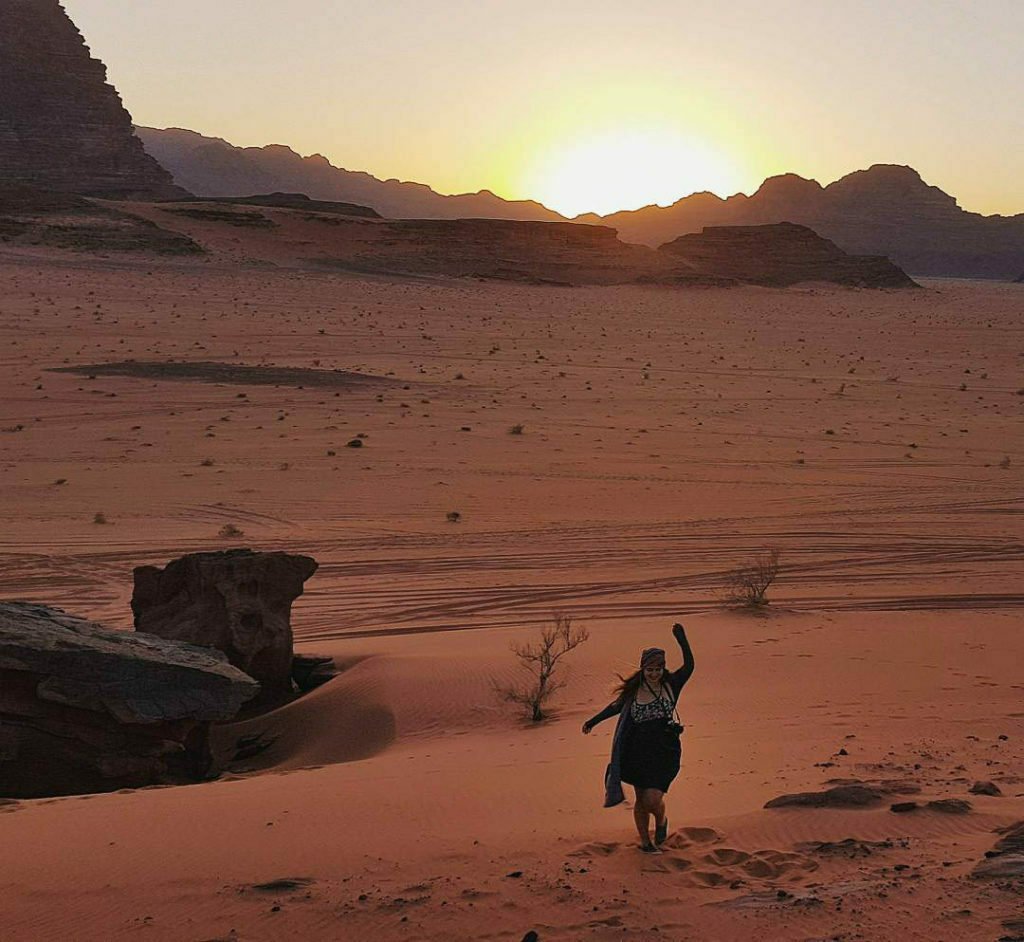 wadi rum sunset