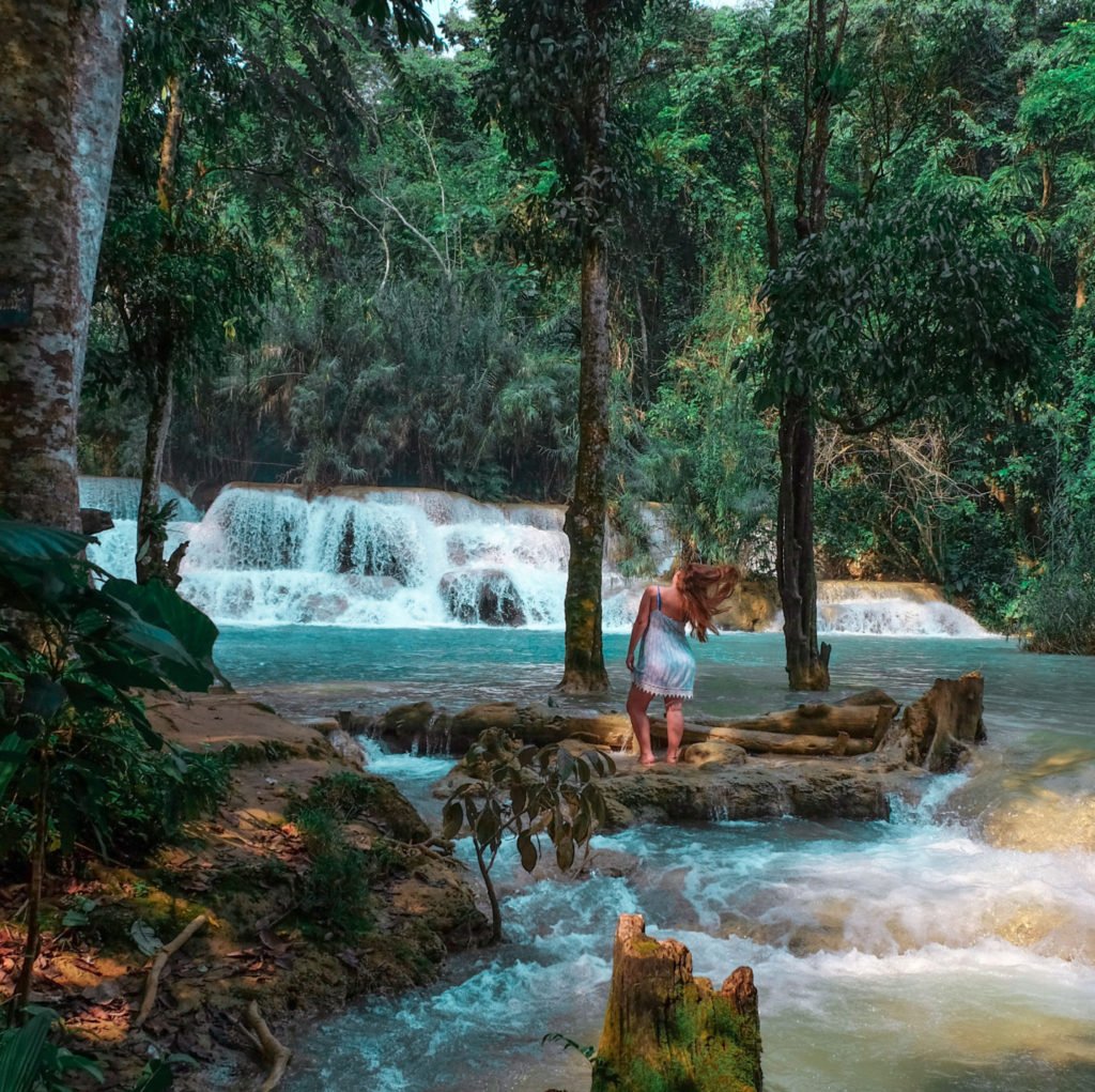 Waterfalls in Laos