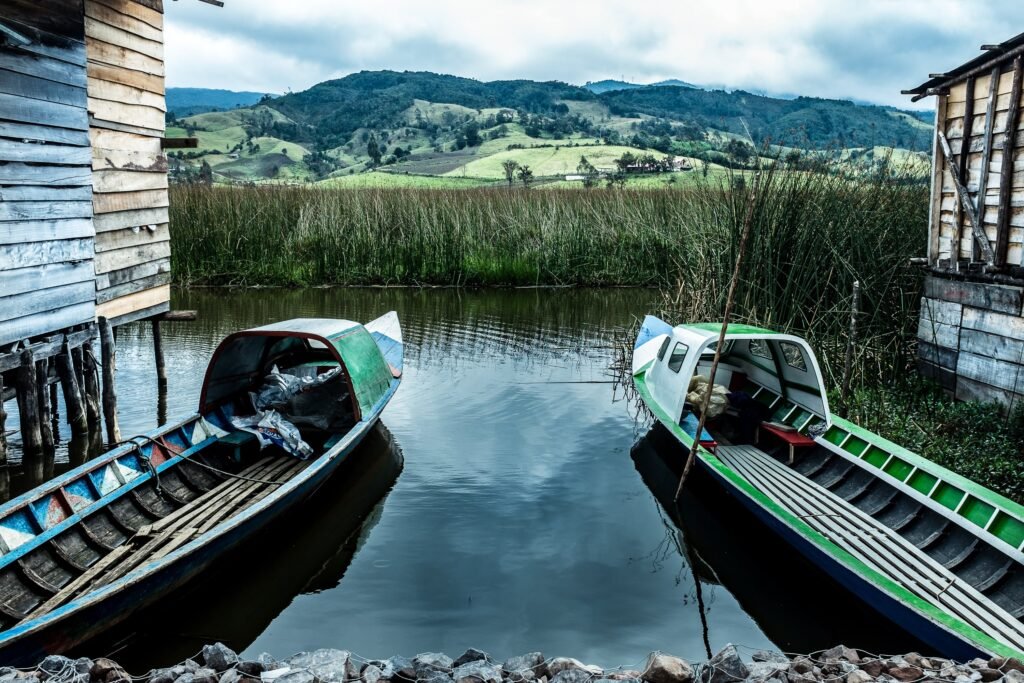 Isla De La Corota Lake Island Colombia