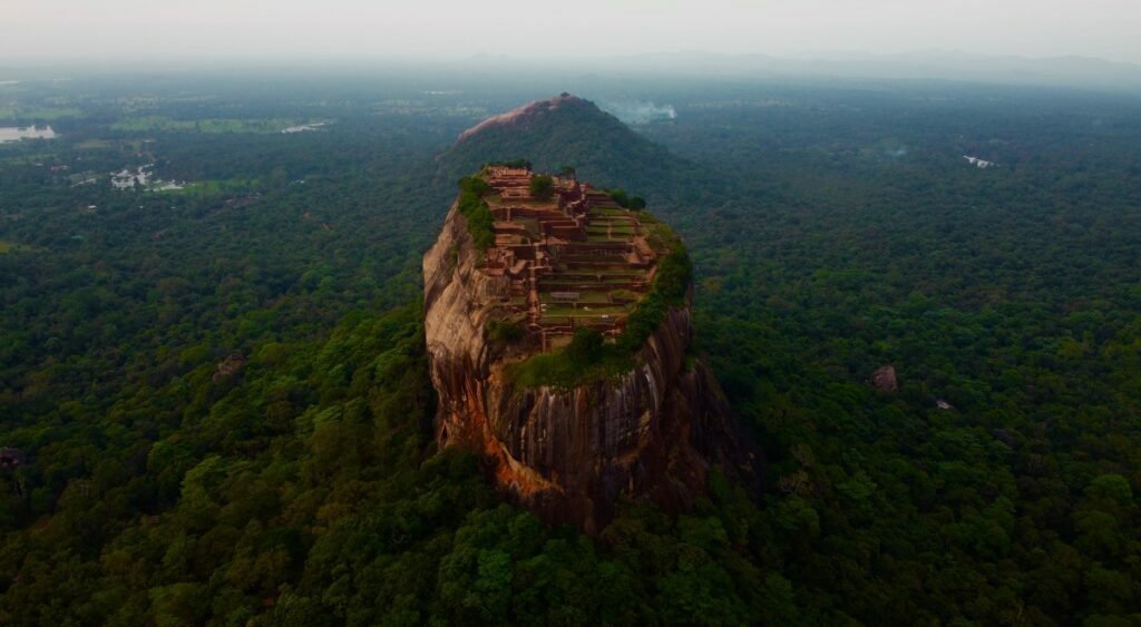 photo of sigiriya rock in sri lanka