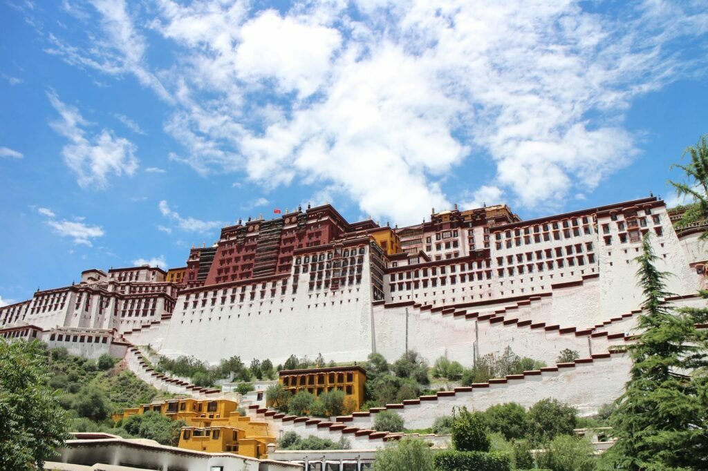 the potala palace in tibet